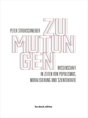 cover image of Zumutungen